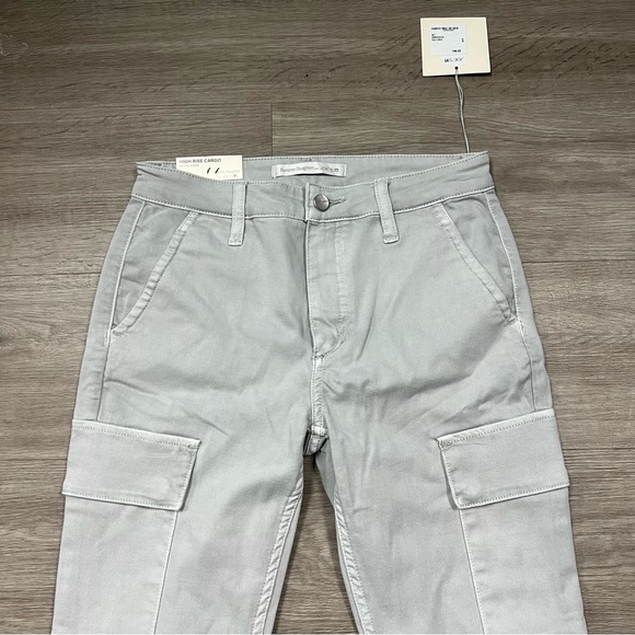 Joe’s Jeans Favorite Daughter Skinny Cargo Jeans in Pale Gray Size 26
